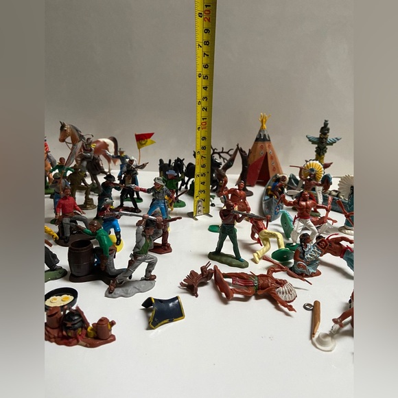 Britains Ltd 1970s cowboys and indians US Cavalry confederate union soldier lot - Picture 11 of 11